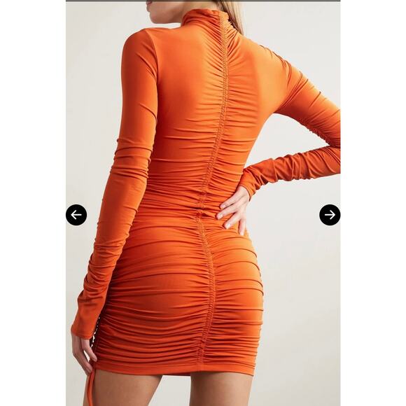 A.L.C. $450 Nolan Ruched Mini Dress - Picture 2 of 12